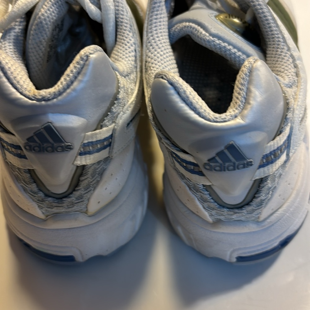 Adidas Climacool athletic shoes white with grey, blue and green size 6 - Picture 11 of 11